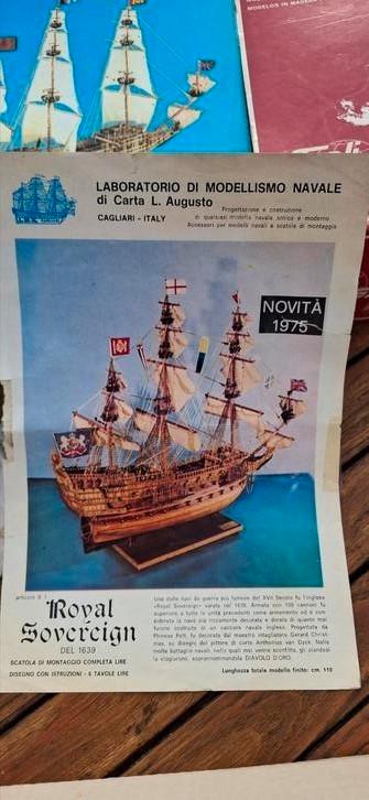 HMS Royal Sovereign ModelSchip 1639 beschikbaar voor biedingen