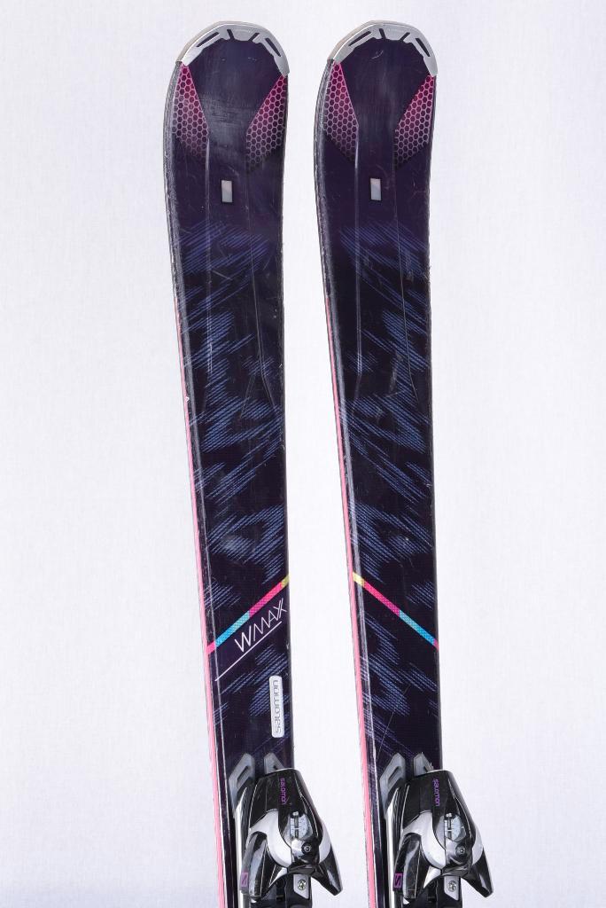 155 dames ski's SALOMON W-MAX 12 carve rocker, Sport en Fitness, Skiën en Langlaufen, Gebruikt, Ski's, Skiën, Salomon, Carve, 140 tot 160 cm