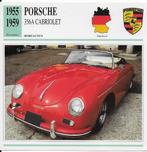 M6 autokaart porsche 356a cabriolet, Verzamelen, Ophalen of Verzenden, Zo goed als nieuw, Auto's