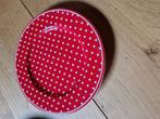 BORD ❤️ GREENGATE ❤️ ROOD MET WITTE STIPPEN POLKADOT, Huis en Inrichting, Ophalen of Verzenden, Overige stijlen, Bord(en)