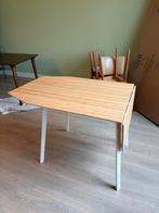 IKEA klaptafel PS 2012 bamboe/wit, Ophalen, Gebruikt, 100 tot 150 cm, 50 tot 100 cm