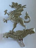 BRITSE MILITAIRE PET-INSIGNES, Het Monmouthshire Regiment, Verzenden, Landmacht, Engeland, Helm of Baret