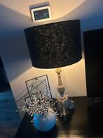 Zwarte jute lampenkap, Ophalen of Verzenden, Nieuw, Rond