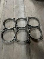 RVS beugels 110mm riolering, Ophalen of Verzenden, Zo goed als nieuw, 100 tot 250 mm, Rvs