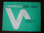 HONDA CB650 A B Ca Cb 1980 parts catalogue CB 650, Honda