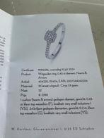 Diamond Point Ring - Maat 52 - Bijenkorf, Sieraden, Tassen en Uiterlijk, Gebruikt, Wit, Ophalen of Verzenden, 17 tot 18