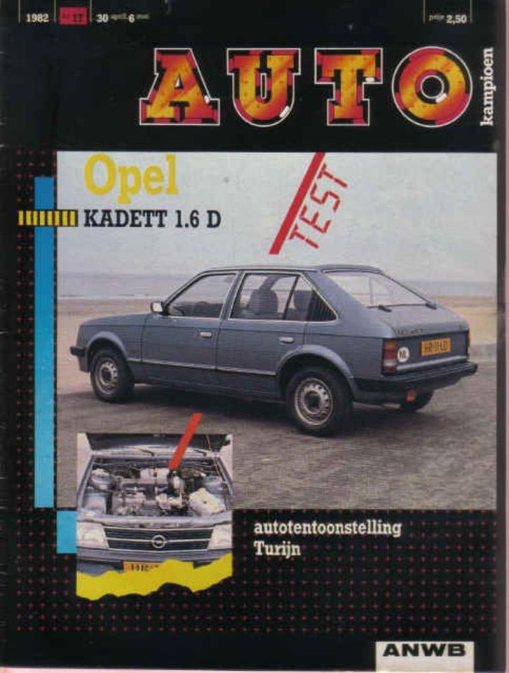 Autokampioen 17 1982 : Fiat X1/9 - Opel Kadett - Daihatsu, Boeken, Auto's | Folders en Tijdschriften, Gelezen, Algemeen, Ophalen of Verzenden