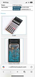 Casio fx-82D Vintage Rekenmachine - Klassieker!, Ophalen of Verzenden