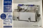 Catertech friteuse 2x 8 liter, Witgoed en Apparatuur, 4 liter of meer, Ophalen, Zo goed als nieuw, Duo-friteuse