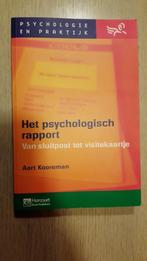 Het psychologisch rapport, Boeken, Beta, Ophalen of Verzenden, Zo goed als nieuw