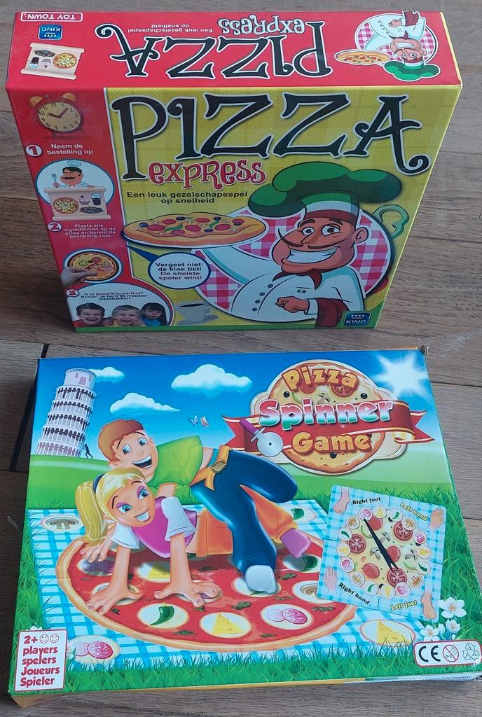 Pizza Express / Pizza Spinner Game, Hobby en Vrije tijd, Gezelschapsspellen | Bordspellen, Gebruikt, Een of twee spelers, Drie of vier spelers