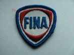 Fina benzine olie patch vintage badge opnaai embleem, Ophalen of Verzenden, Nieuw, Auto's
