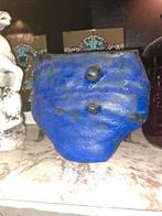Aardewerk kobalt blauw vaas, Ophalen of Verzenden