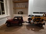 Jeep met aanhanger en shovel, Ophalen of Verzenden, Gebruikt, Jongen of Meisje