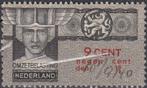 Nederland - 1921 - Omzetbelastingzegel - 9 Cent - Wilhelmina, Verzenden, T/m 1940, Gestempeld