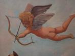 Origineel Putti Schilderij, Antiek en Kunst, Kunst | Schilderijen | Klassiek, Ophalen of Verzenden