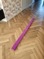 Oefenbalk opklapbaar - Turnen, Sport en Fitness, Turnen, Ophalen, Zo goed als nieuw, Paars, Materiaal