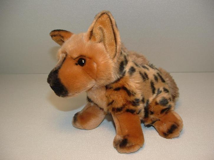 NATURE PLANET HYENA WELP VAN DIERENPARK, Kinderen en Baby's, Speelgoed | Knuffels en Pluche, Nieuw, Overige typen, Ophalen of Verzenden