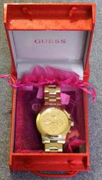 GUESS heren dames horloge goudkleurig W14043L1, Sieraden, Tassen en Uiterlijk, Horloges | Heren, Overige merken, Staal, Gebruikt