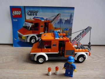 * Lego City: 7638 Oranje Takelwagen, Sleepwagen *   beschikbaar voor biedingen