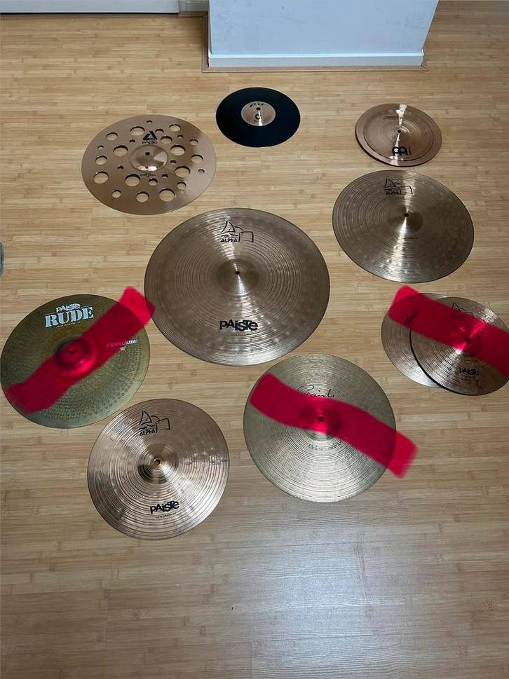 Paiste alpha signature crash ride PST Meinl, Muziek en Instrumenten, Percussie, Zo goed als nieuw, Overige soorten, Ophalen of Verzenden