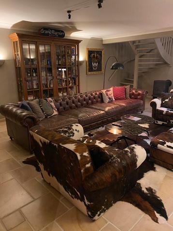 Chesterfield- KENSINGTON 6SEATER VINTAGE CIGAR XXXL beschikbaar voor biedingen