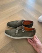 Santoni Suede Monk Strap Loafers, Loafers, Overige kleuren, Verzenden, Zo goed als nieuw