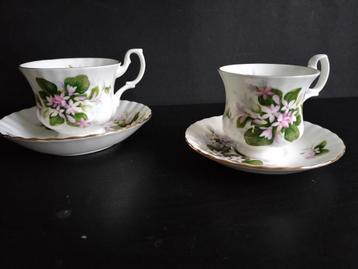 2 Kop en schotel Royal Albert "Mayflower beschikbaar voor biedingen