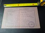 WW1 Franse Sauf Conduit - Vrijgeleide 1916 wo1 ww1, Ophalen of Verzenden