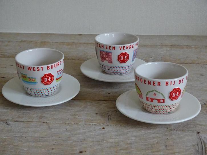 Kop-en-schotel, Douwe Egberts, Royal Raja, zo goed als nieuw, Antiek en Kunst, Antiek | Servies los, Ophalen of Verzenden