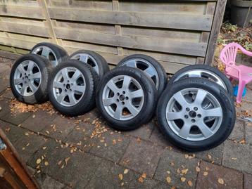15 inch 5x100 lichtmetalen velgen Met winterbanden  beschikbaar voor biedingen