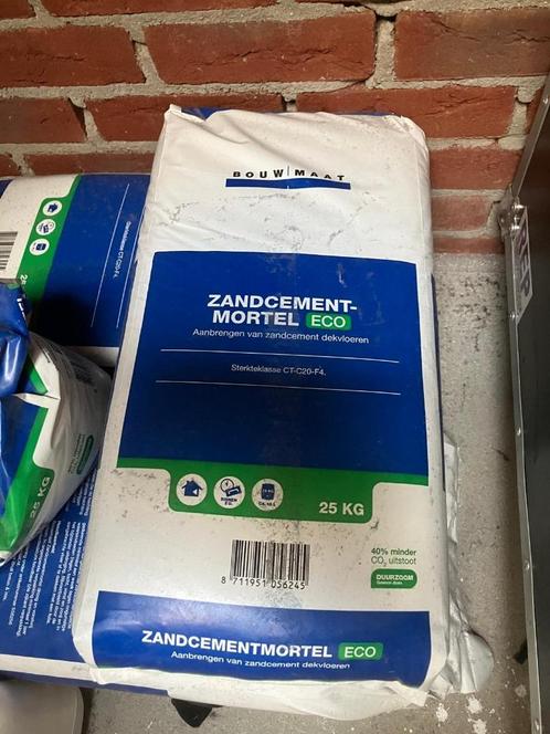 zandcementmortel voor dekvloer, 7 zakken, Doe-het-zelf en Verbouw, Vloerdelen en Plavuizen, Nieuw, Overige typen, Overige materialen