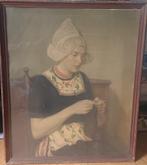 reproductie Louis Soonius Portrait of a Lady with Necklace, Antiek en Kunst, Kunst | Schilderijen | Klassiek, Ophalen