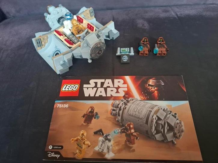 Lego Star Wars 75136 Droid Escape Pod, Kinderen en Baby's, Speelgoed | Duplo en Lego, Zo goed als nieuw, Lego, Complete set, Ophalen of Verzenden