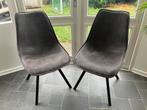 2 zeer nette eetkamer stoelen!, Huis en Inrichting, Bruin, Leer, Ophalen of Verzenden, Zo goed als nieuw