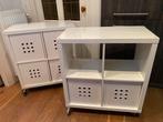 Ikea Kallax kasten met 8 opbergbakken en wielen, Huis en Inrichting, Ophalen, Gebruikt