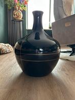Mooie Riverdale vaas, Huis en Inrichting, Woonaccessoires | Vazen, Ophalen, Zwart, Minder dan 50 cm, Glas