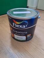 Muurverf paars 2,5L, ongeopend (Flexa Creations 100% heide), Doe-het-zelf en Verbouw, Verf, Beits en Lak, Ophalen, Paars, Nieuw