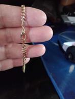 ELEGANTE GOLDPLATED FIGARO ARMBANDJES:, Verzenden, Nieuw, Goud, Overige materialen