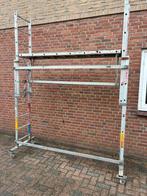 Schuifsteiger te koop met een werkhoogte van 4 meter., Ophalen, Gebruikt, Rolsteiger of Kamersteiger, 2 tot 5 meter