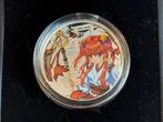 Cook islands ( manga ) 1 oz zilver, Postzegels en Munten, Munten | Oceanië, Ophalen of Verzenden, Zilver