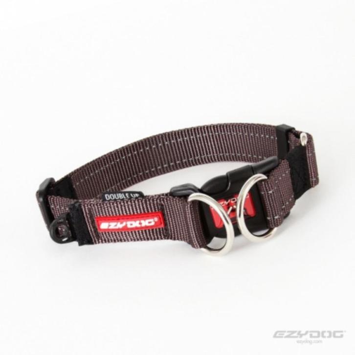 Halsband hond EZYDOG Double Up Bruin XL (51-80 cm) KOOPJE!!!, Dieren en Toebehoren, Hondenhalsbanden en Penningen, Nieuw, Ophalen of Verzenden