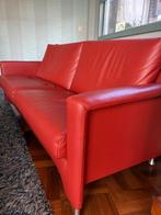 Leolux leren 3-zits bank, Huis en Inrichting, Banken | Bankstellen, Ophalen, Gebruikt, Driepersoons, Rechte bank