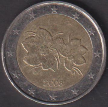 2 € munt Finland 2008  ADV. no.1 S.   beschikbaar voor biedingen
