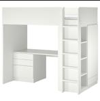 Te koop: IKEA SMÅSTAD hoogslaper met bureau en opbergruimte, Ophalen, Zo goed als nieuw, Hoogslaper