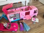 Barbie camper met Barbie auto, Ophalen, Gebruikt, Toebehoren