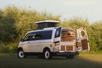 Volkswagen Transporter T6 unieke luxe buscamper off-grid, Auto's, Voorwielaandrijving, Euro 5, Beige, Wit