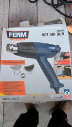 Ferm Heteluchtpistool 2000W - 2 x gebruikt in doos!, Ophalen of Verzenden, Nieuw