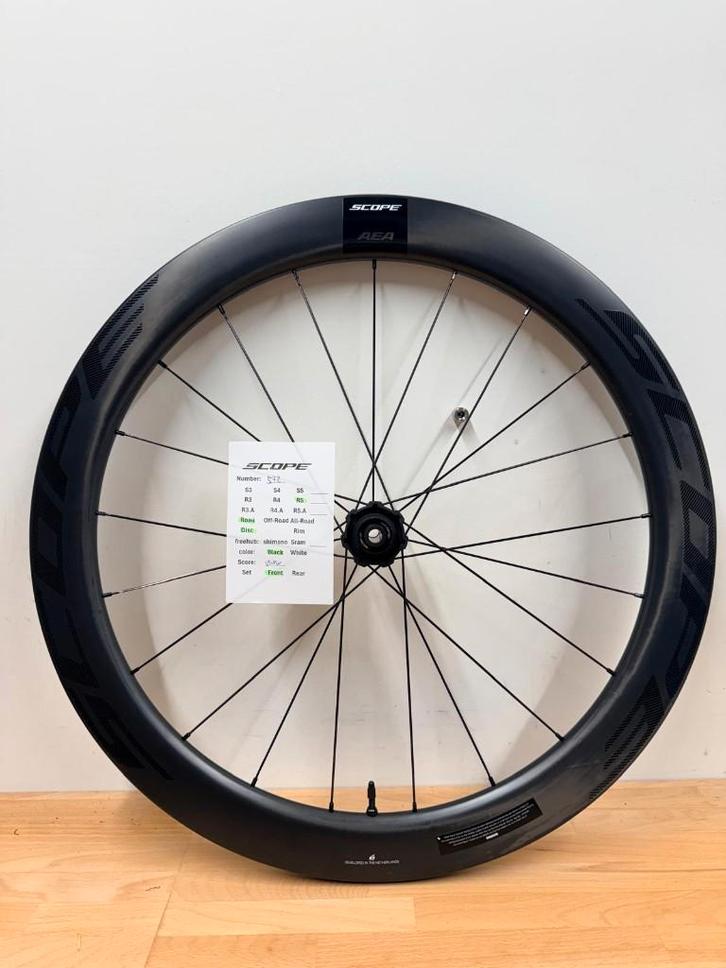 Scope r5 road disc voorwiel, Fietsen en Brommers, Fietsonderdelen, Nieuw, Racefiets, Wiel, Ophalen of Verzenden