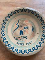 Twee bevrijdingsbordjes van blik tweede wereld oorlog, Ophalen of Verzenden, Tweede Wereldoorlog